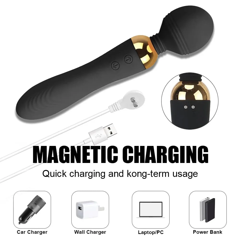 Magic Wand 2 Motor Vibrators For Women Nipple Vaginal Clit Stimulator Anal Plug Big Dildo Female Masturbator Sex Toys Men Erotic