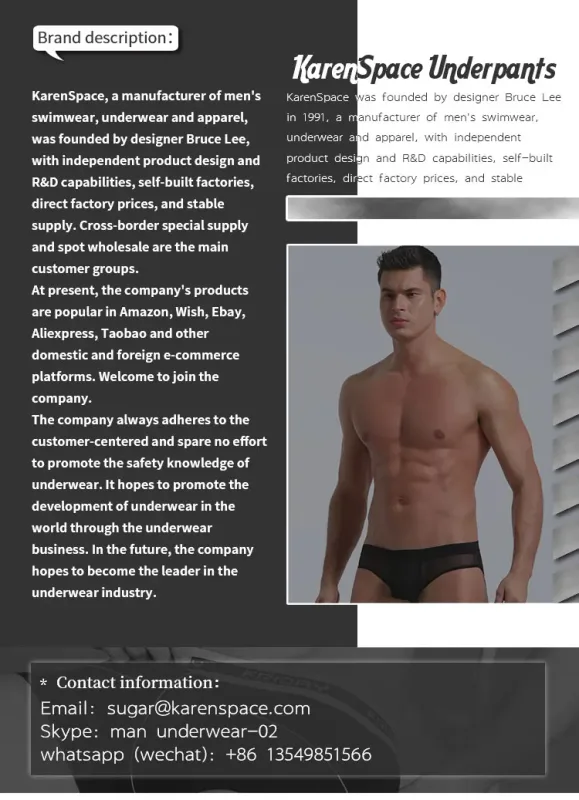Mode Enfärgad Män Underkläder Mesh Andningsbyxor Kalsonger Låg midja Trunks Man