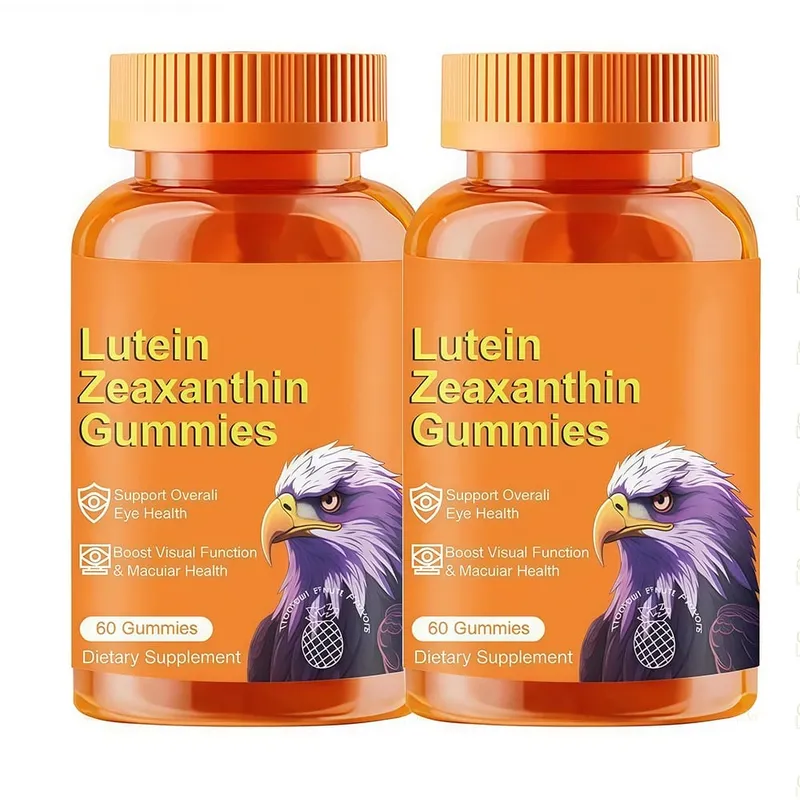 Lutein & Zeaxanthin Eye Vitamins Gummies for Daily Eye Health - 20mg Lutein Sugar-Free Gummy Blue Light Support for Adult