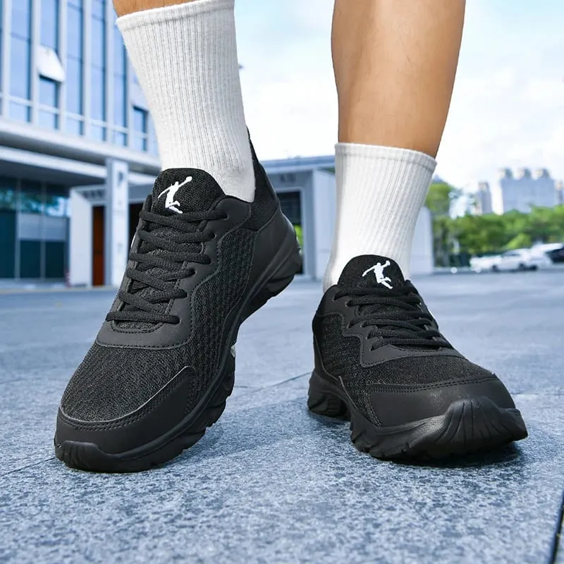 Men Sports Shoes Fashion Lace Up Daily Wear Anti Slip Running Shoes Rebound Cushioning Street Casual Sneakers for Men