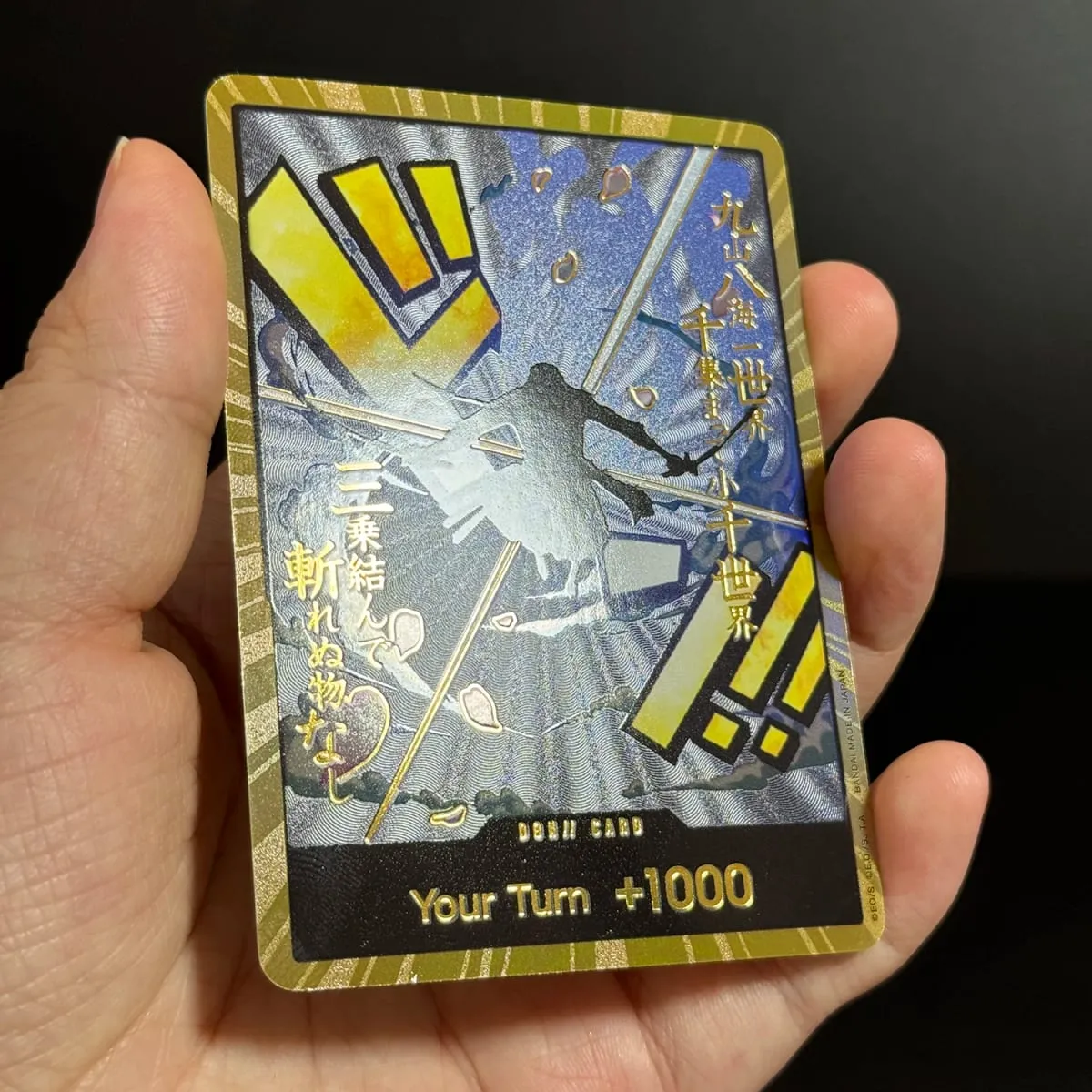 10PCS DON OPCG English TCG Gold DON!!! Collection Cards Zoro Ace Doflamingo Rebecca FOIL NM Refraction Flash Cards ToyGifts OPCG