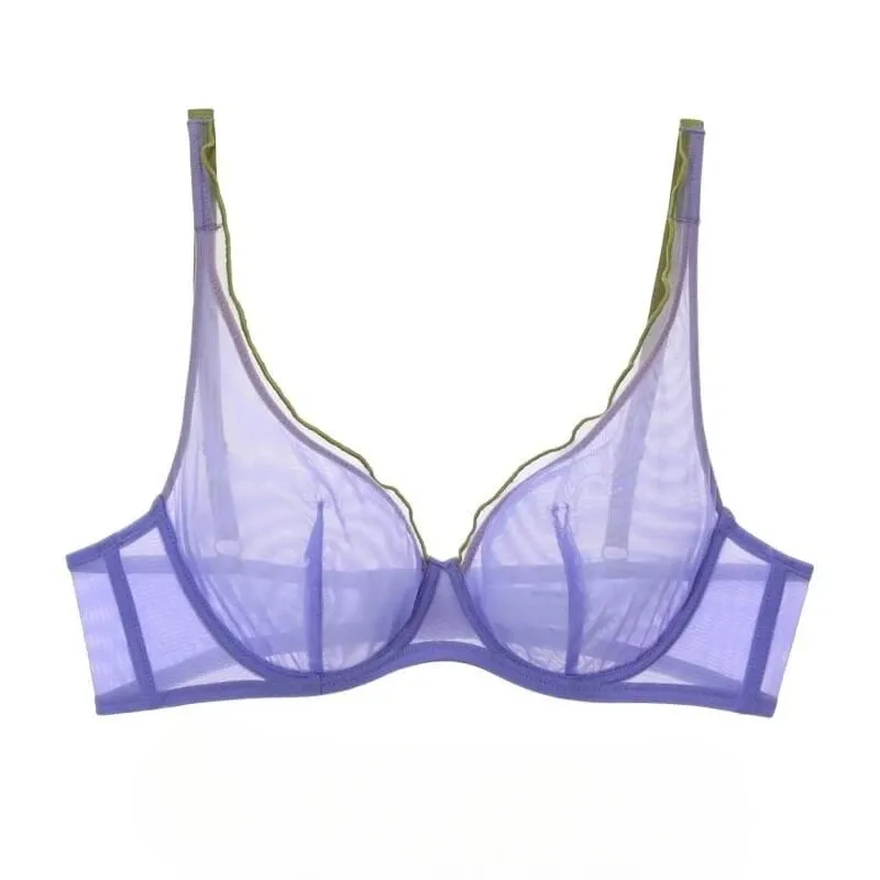 Women's Summer Lingerie Set Push Up Bra Thin Push Up Bra for Women Full Cup No Underwire Ultra Thin Lift Support Bra S-2XL Sale