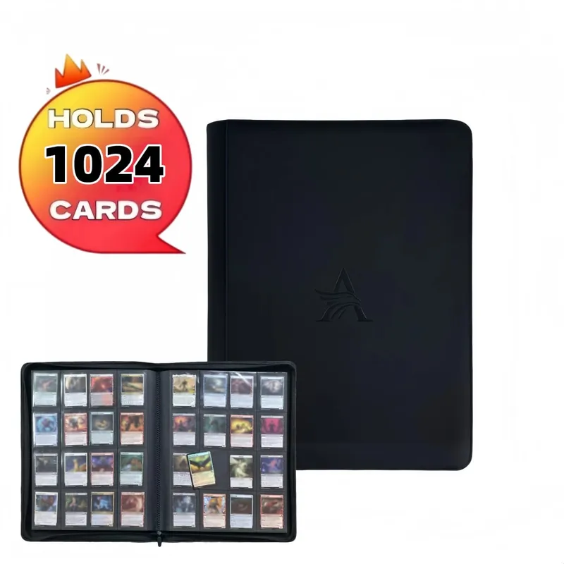 16 Pocket Card Binder - Premium Trading Card Binder Holds 1024 Cards Ultimate protection for TCG & sports cards. Collector's d