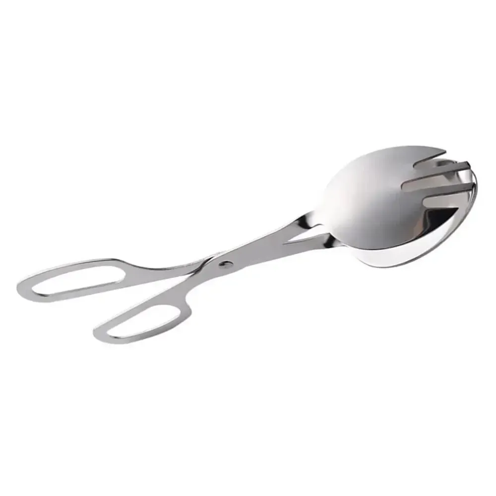 1PC Salad Dressing Food Clip Mini Cakes Bakery Supplies Heavy Duty Scissors Bread Tong Stainless Steel Steak Clamp