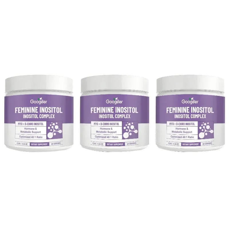 Myo & D Chiro Inositol Powder Supplement Premium Inositol Blend Women's Daily Nutrition Support Metabolism Hormone Balance 123g