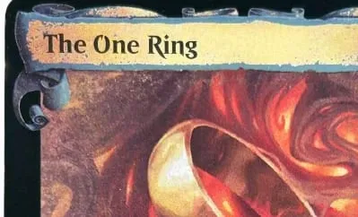 LK59 Silver Foil Delighted Halfling Mithril Coat The One Ring Palantír of Orthanc High-Quality TCG Proxy Cards (Black-Core)