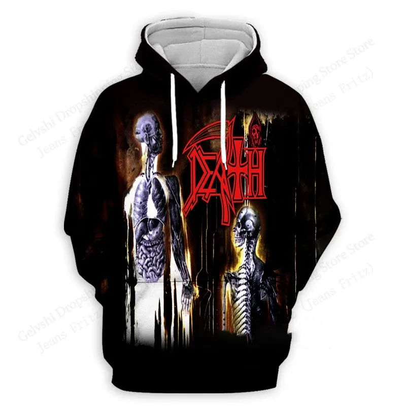 Death Band Album 2027 3d Print Hoodie Men Women Fashion Rock Hoodie Sweatshirt Outwear Coat Men Hoodie Winter Clothes Sportwear