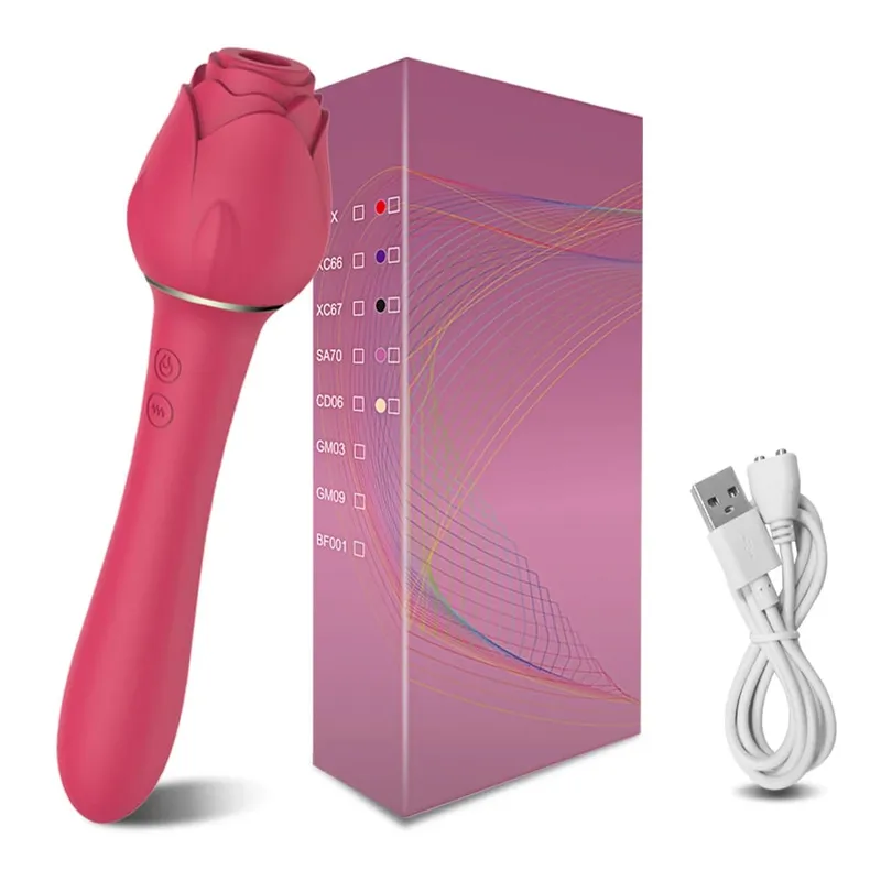 Rose-Sucking Toys Vibrator für Frauen Nippel Klitoris Vakuum Clit Sucker Stimulator Female Sex Toys Waren Vibratoren für Erwachsene