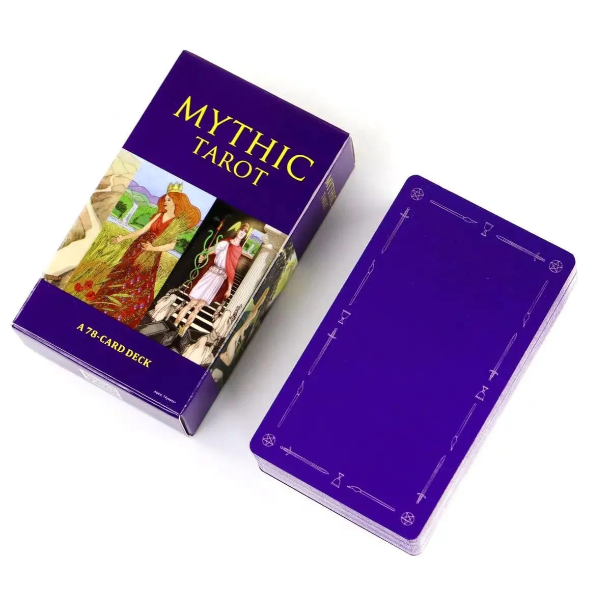 Mythic Tarot Deck 78 Cards New Greek Mythology Tarot Cards English Divination Oracle Cards Fortune Telling Board Game