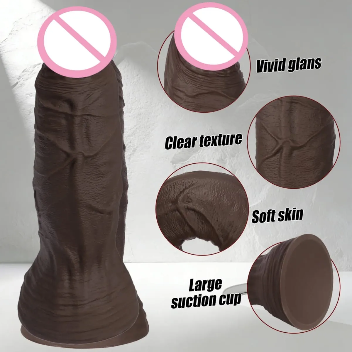 Realistic Dildo 1.7kg Huge Dildo Anal Big Penis Strapon Adult Sex Toys Women Men Gay Dick 18+ Vagina Masturbation Dilatador Anal