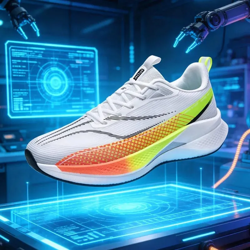Men's Sports Shoes Carbon Plate Running Shoes Male Marathon Sneakers Racing Shock-absorbing Athletics Training Shoes for Women