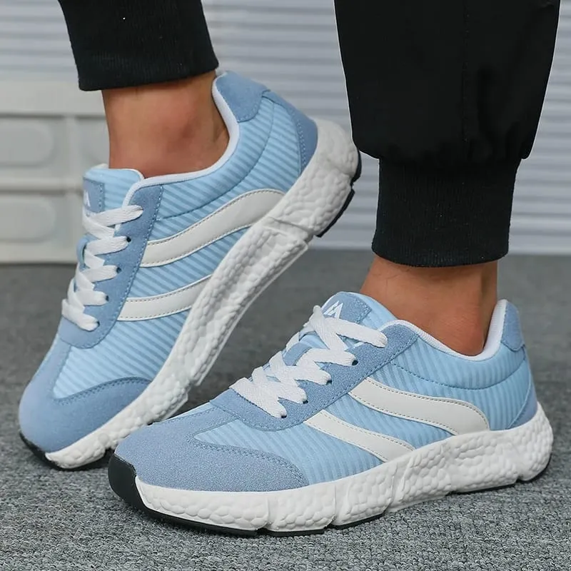 Unisex EVA Soft Sole Running Shoes Lightweight Vintage Multi-Use Sneakers Big Size Breathable Wear Resistant Walking TennisShoes