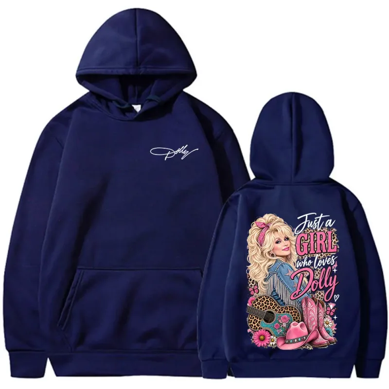 Dolly Parton Country Music Hoodies Men Women Clothing Fashion Harajuku Pullovers Casual Long Sleeve Oversized Hooded Sweatshirts