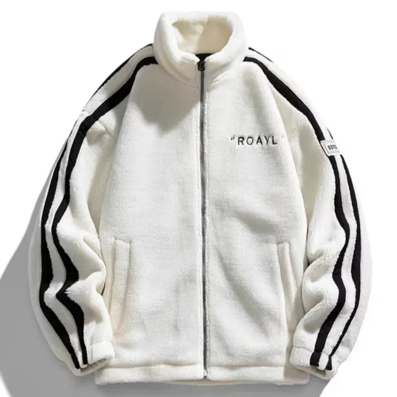 Yeni İlkbahar Sonbahar Erkek Sıcak Kaban M -6XL Sweatshirt Harajuku Moda Japonya Sokak Giyim Üst Günlük Erkek Giyim Alfabe Kapüşonlular
