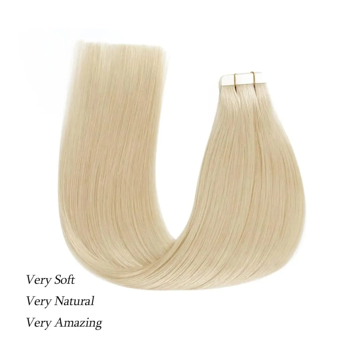 #613 Bone Straight Tape In Hair Extensions 100% Human Hair Skin Weft Invisible Tape In Human Hair Extensions 50g/20pcs For Woman