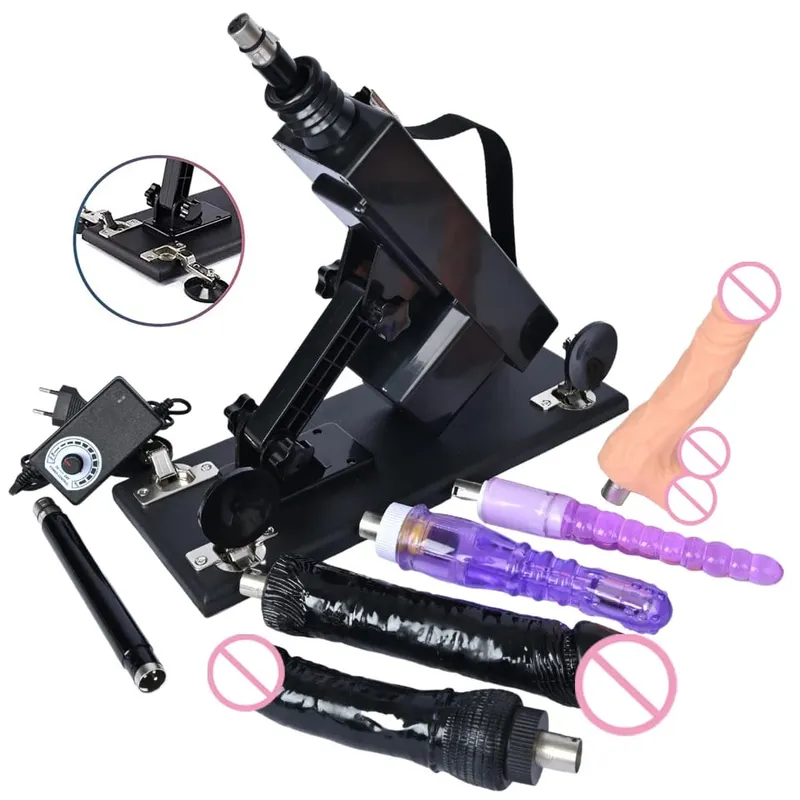 Mga Sikat na Sex Machine para sa Babae na Nag-masturbate Pumping Sex Gun Adjustable Speed ​​Love Machine para sa mga Babae，Mga Laruang Pang-Sex