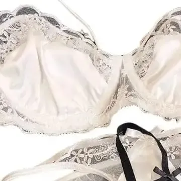 KUCLUTBlack Floral Embroidery Ultrathin Bra Set Women Sexy Push Up Hollow Out Underwear Translucent Silks Satins Lingerie Suits