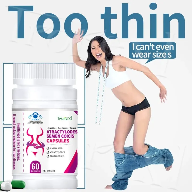 Trorexl Herbal Cassia Seeds & Coix Seeds Capsules for Women- Appetite Regulator Cellulite ​Caffeine-Free