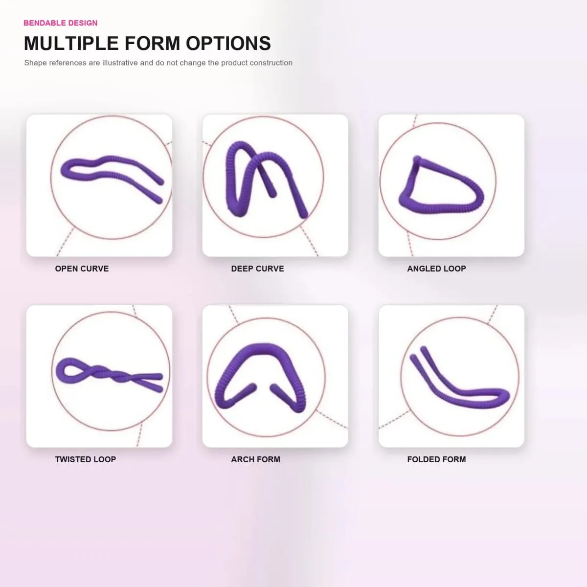Flexible Vaginal Expander Ribbed Adult Sex Toy Bendable Spreader for Women Couples Pink Purple Black Easy Double Ended Rod Play