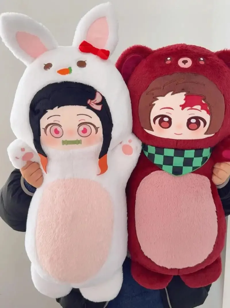70cm Demon Slayer Plush Doll Toys Nezuko\\Tokito Muichiro\\Giyu Tomioka Long Body Hugging Plush Pillow Soft Anime Stuffed Animals