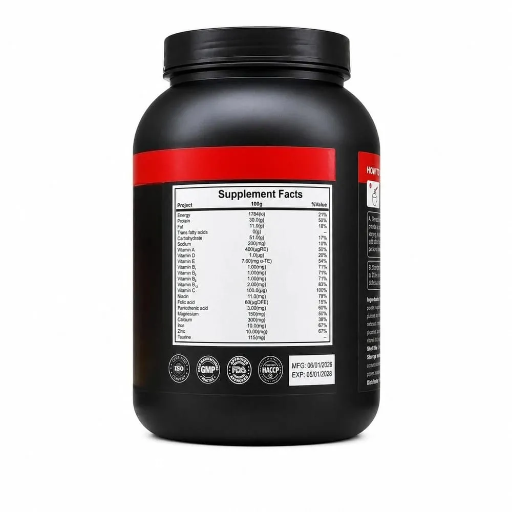 NurtureNova Whey Protein Powder Strawberry Flavor Nutrition for Muscle Building Sports Recovery Fitness Training 1KG 40 Servings