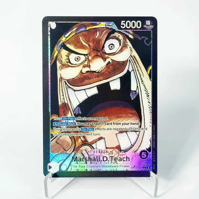 OP09 One Piece Emperors in the New World Curated Deck Luffy Shanks Roger Buggy Zoro Dragon Foil Textured Proxy Cards English