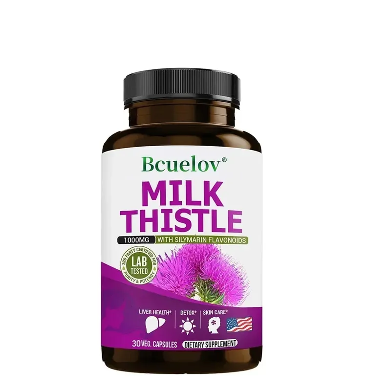 Milk Thistle Capsules Liver Health Support Gut & Immune Health Skin Beauty Liver Function