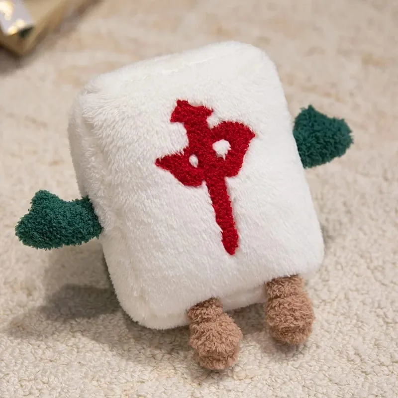 Funny China Mahjong Series Plush Toys Cozy Cotton Cartoon Throw Pillow Back Cushion Children Game Props Creative Home Decor