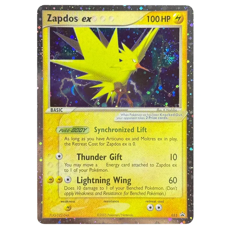 Proxy Cards Nintendo Black Star Promos Articuno Kyogre Moltres Rayquaza Zapdos Groudon New Holographic PKM Proxy Toys