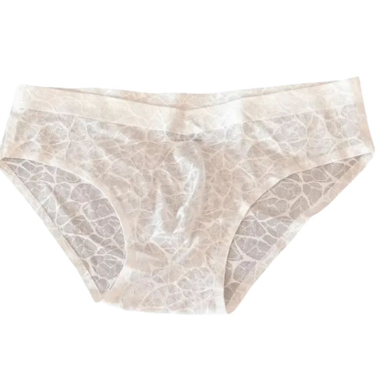 Underpants 3D Bulge Pouch Men's Underwear Lingerie Transparent Mesh Panties Low Waist Thin Triangle Panties Men