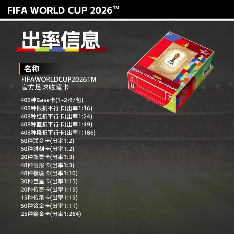 World Cup 2026 Football Trading Cards World Cup Souvenirs Sports Trading Card Collect Commemorative Cards