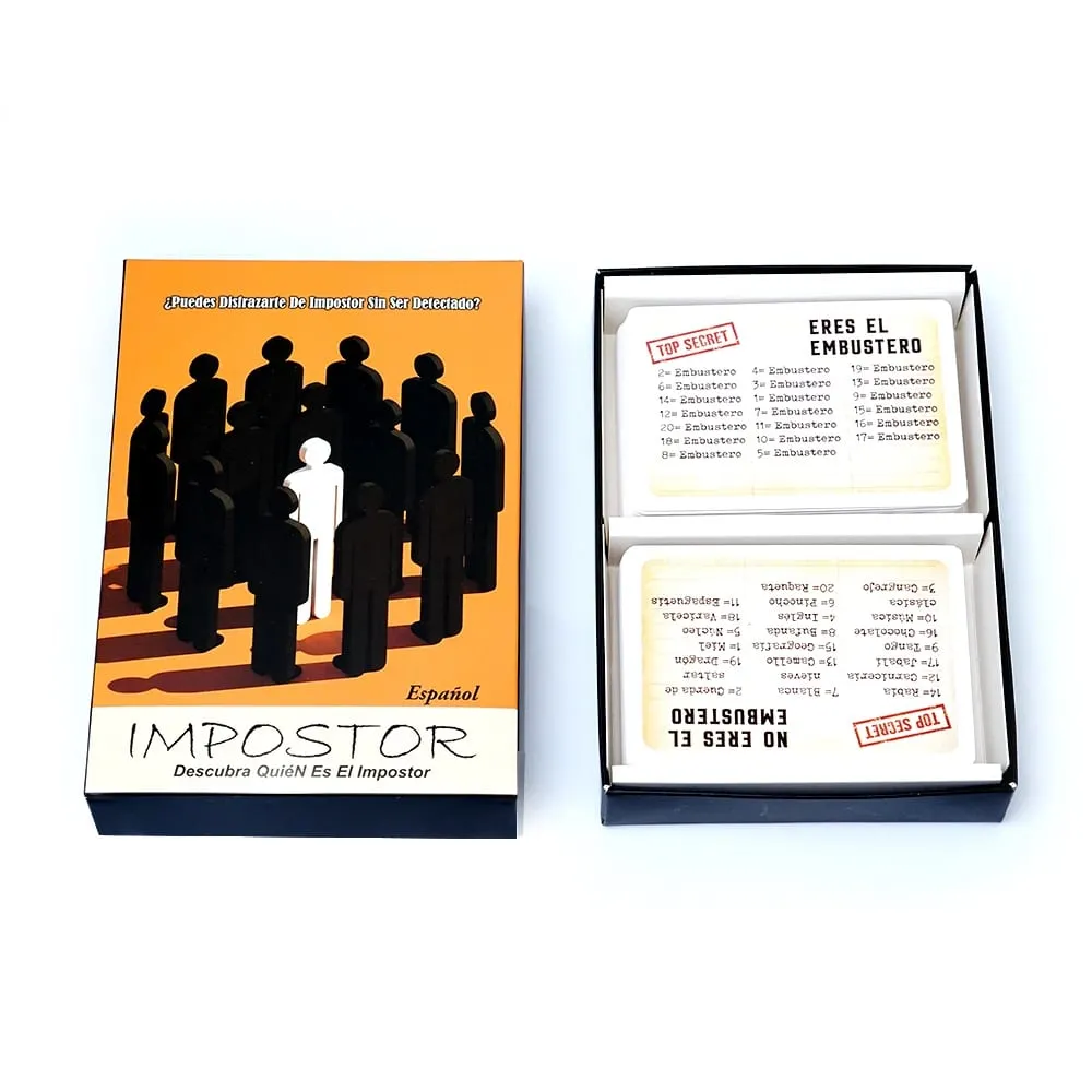 Los impostores identifican a los impostores juegos de mesa en español impostor scubra Quin es el impostor juego de cartas juego