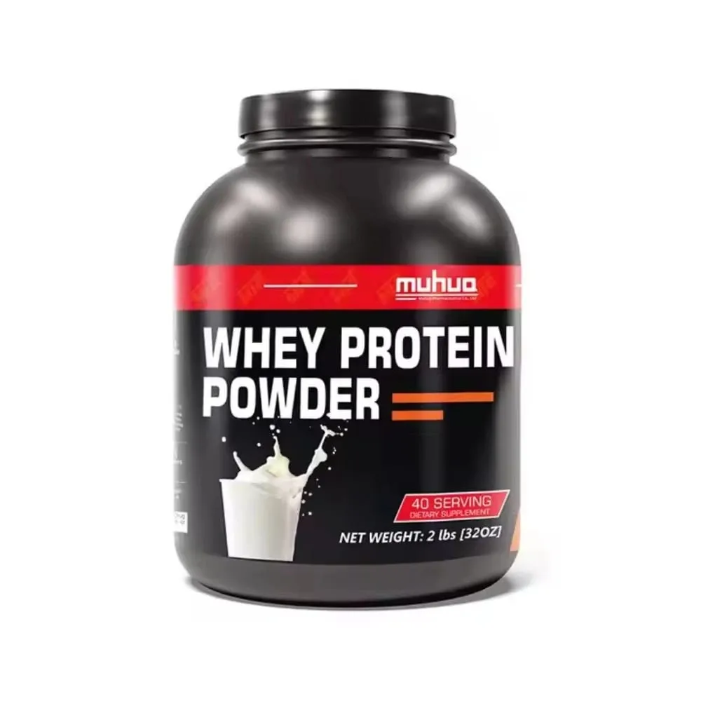 Whey Protein Powder 2lbs - 80% Protein Gold Ratio Whey for Muscle Growth & Recovery Vanilla/Chocolate/Strawberry 40 Servings