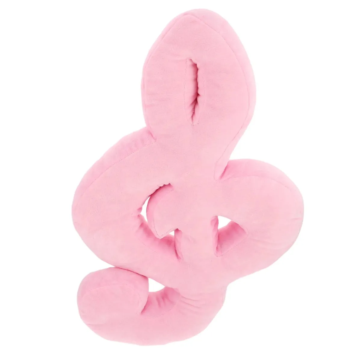 Music Inspired Soft Decorative Pillow Musical Note Shape Stylish Round Cushion for Couch Sofa Bed Chair Reading Lumbar Support
