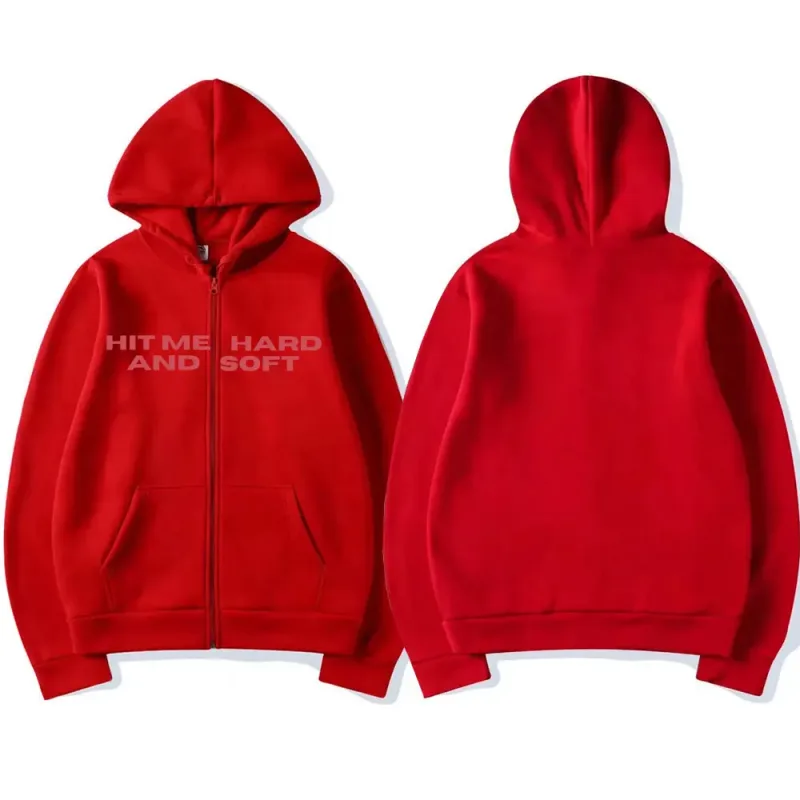 ヒットミーハードとソフト 2025 ツアージッパーパーカーファンギフト男性女性服プルオーバーファッションヒップホップジップアップスウェットジャケット — image 13