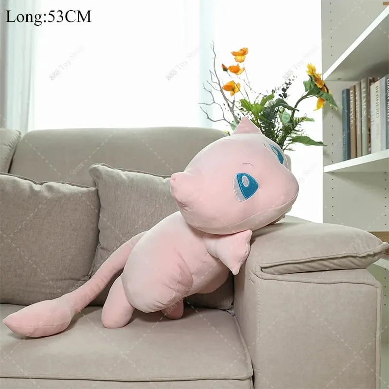 Hot Sale Pokemon Mega Charizard X Sleeping Plush Pillow Series Cute Garchomp Mew Umbreon Cubone Sofa Cushion Stuffed Peluche Toy