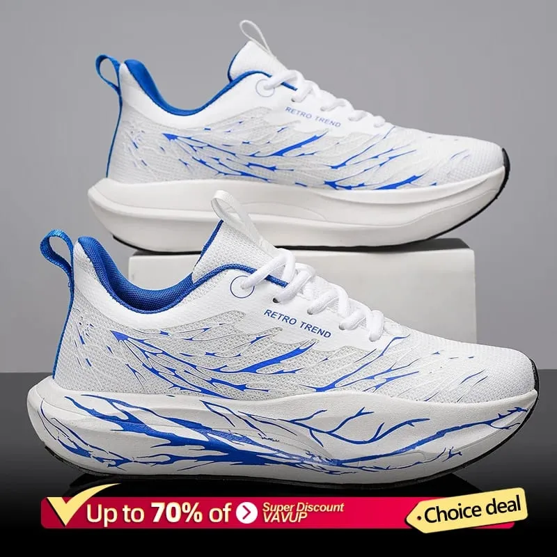 Carbon Board Marathon Men Running Shoes Speciality Sports Breathable Lightweight Comfortable Athletic Chunta Sneakers Plus Size