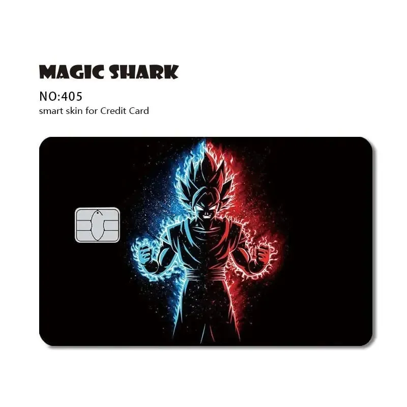 2026 Bagong Goku Frieza Anime Waterproof Skin Cover Skin Sticker para sa Credit Bank Debit Card na Walang Kupas