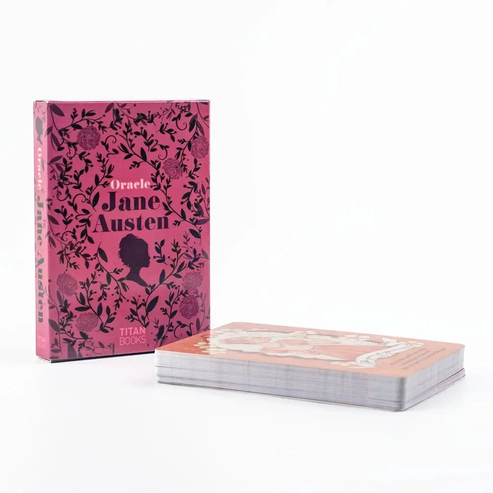 Jane Austen Oracle Deck 40-Card Literary Divination Set Regency-Style Illustration Tarot Cards 10.3*7.3cm