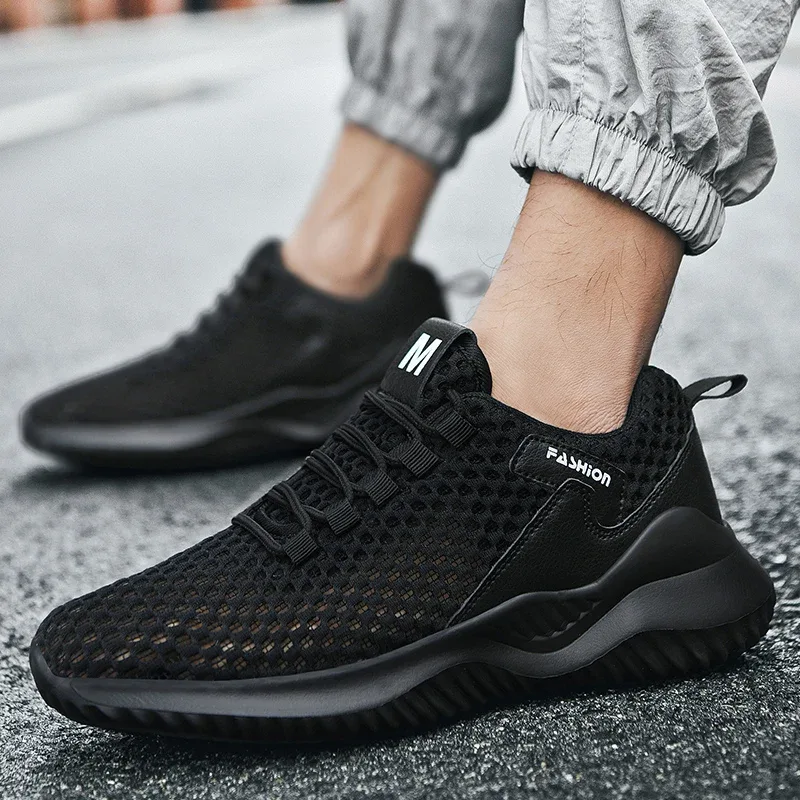 Summer Tennis Casual Mesh Shoes Breathable Hollow training fitness Platform Soft Bottom Running Lightweight Vulcanized Shoes — image 5