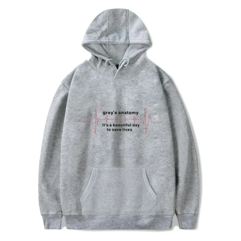 Harajuku Gray's Anatomy Tumblr Greys Anatomy printed Hoodies Sweatshirts Men/Women Comfortable Sweatshirt Adult/Child Pullovers