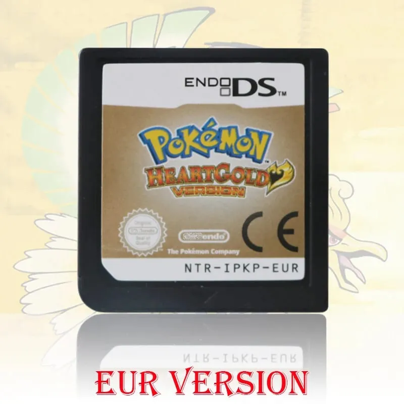 NOE/ESP/ITA/FRA/USA/EUR/AUS Version Pokemon HeartGold SoulSilver Platinum Diamond PearlVideo Game Card For DS 2DS 3DS Console