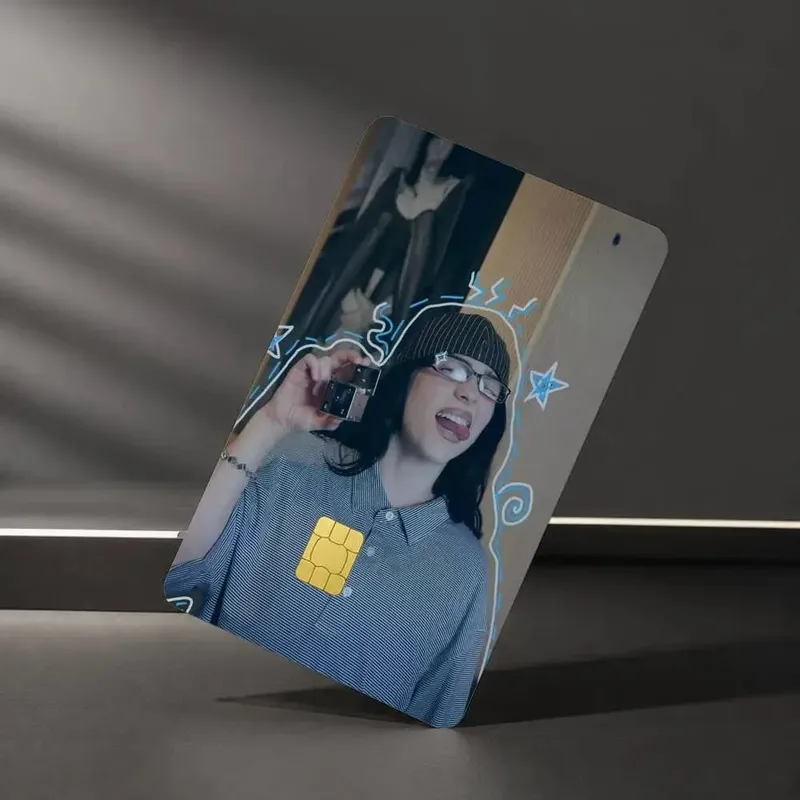 Musician Billie E-Eilish Sticker Film Tape Skin for Credit Card Debit Card Waterproof Stickers