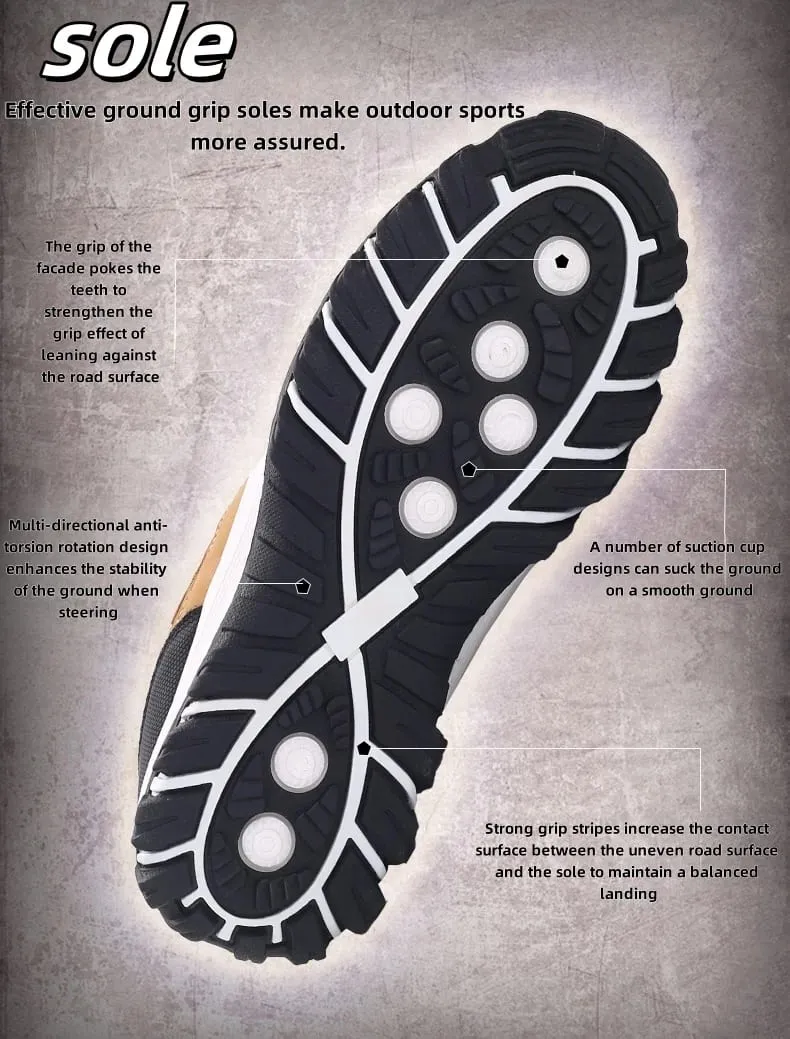 High-Quality Sports Shoes Men's Casual Shoes Waterproof And Lightweight Suitable For Outdoor Hiking Mountaineering City Work