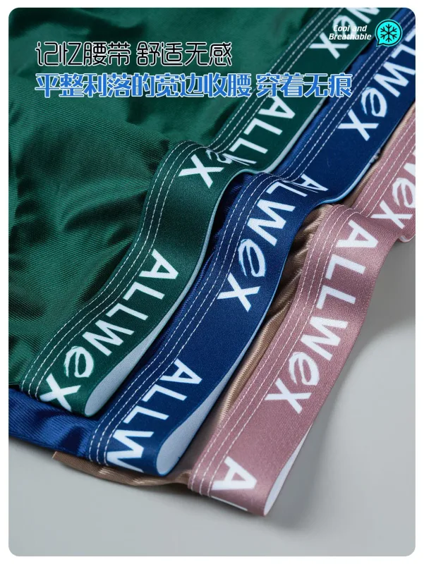 Ice Silk Seamless Briefs for Men Sexy Smooth Underwear 3D Pouch Underpants Comfortable Lingerie Panties Male Low Rise Knickers