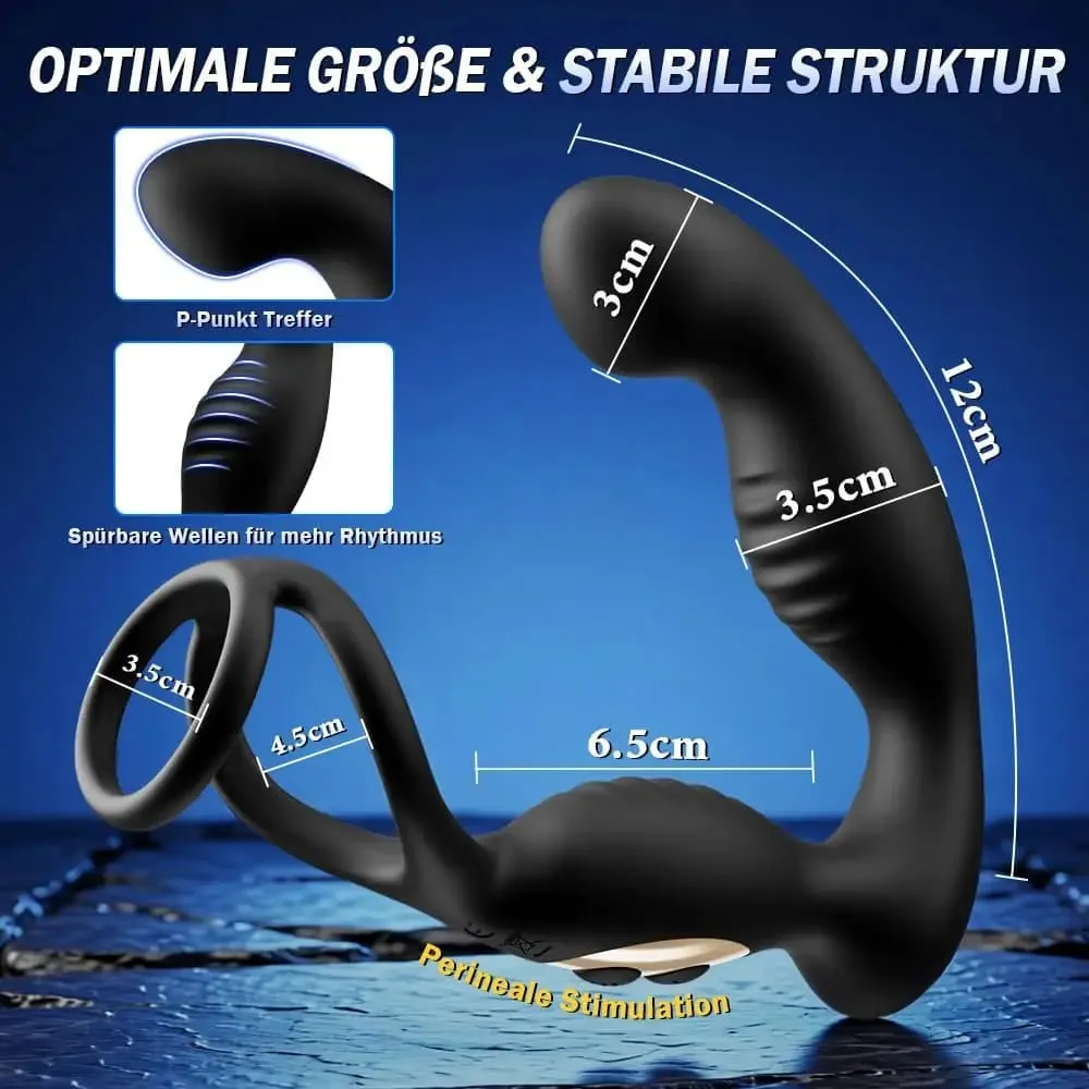 Anal Vibrator Male Sex Toys for Men Prostate Massager With Penis Ring Remote Anal Toy Adults Product Butt Plug for Women Gay — image 5