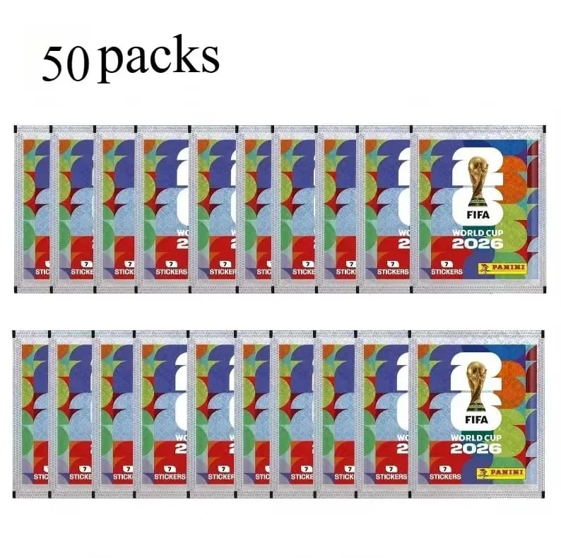 Hot Sales Panini Official 2026 FIFA World Cup Soccer Stickers Limited Edition Sticker Packs Fan Memorabilia gift Good Gift