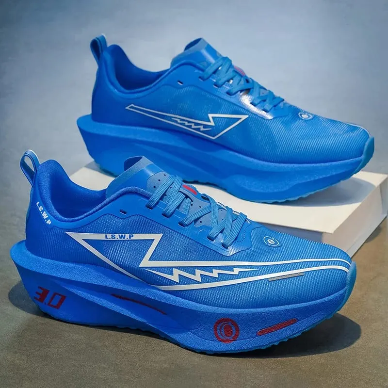 Men Marathon Running Shoes Carbon Plate Training Race Sports Outdoor Breathable Lightweight Women Comfortable Athletic Sneakers