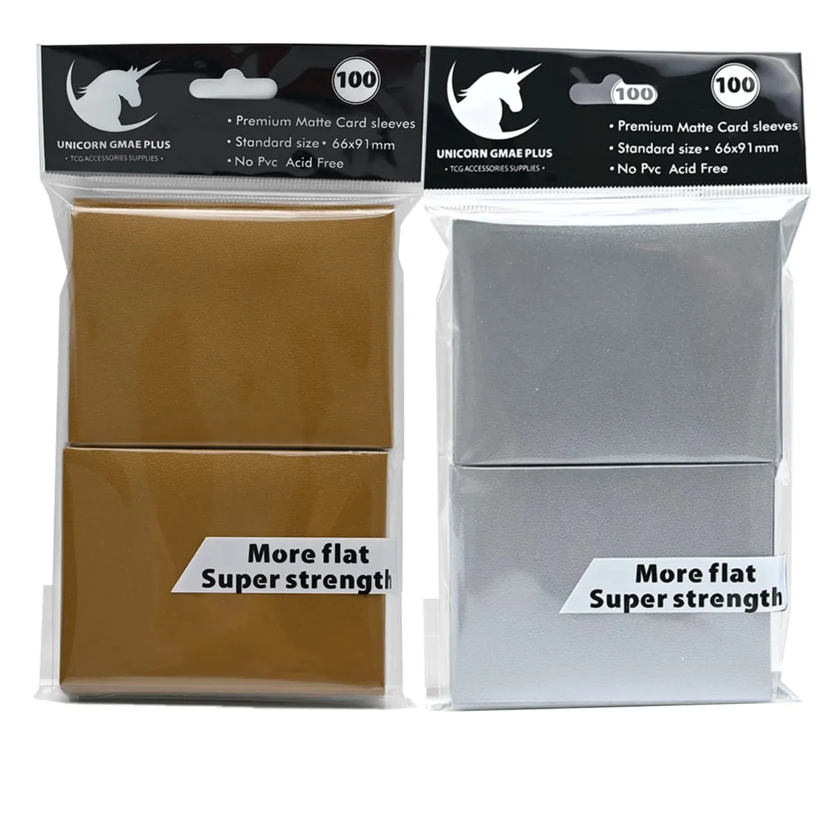 100pcs 2.5"x3.5" Premium Trading Card Sleeves 66x91mm Standard Sized Board Game Cards for MTG Magic Gathering Lorcana Game Card