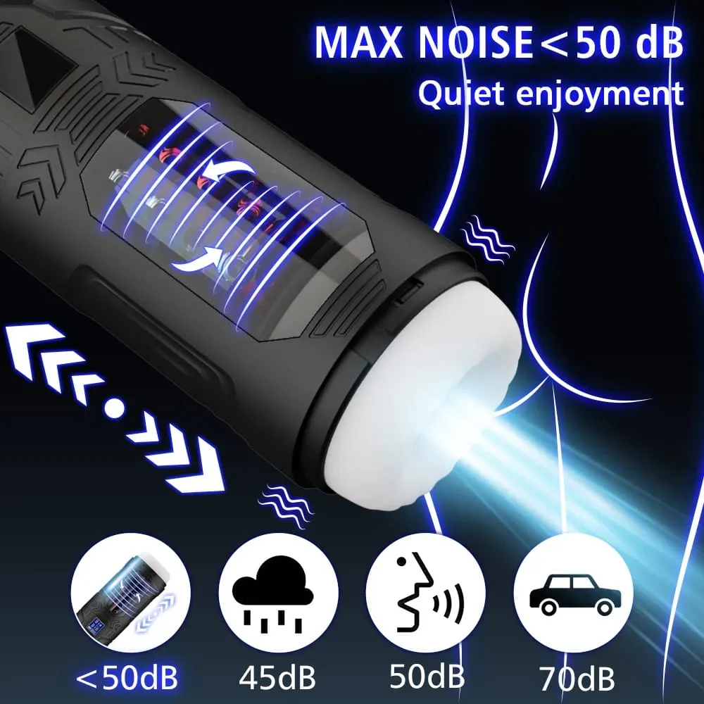 Telescopic Rotation Masturbator Cup Penis Pump for Men Blowjob Vagina Adult Sex Toy Piston Automatic Thrusting Male Mastubator